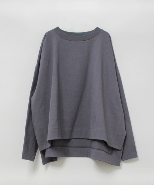 RNA-N(アールエヌエーエヌ)の「M2291 プレーティングBIGプルオーバー(Tシャツ/カットソー・レディース・ホワイト系その他/ブラック系その他/グレイッシュブルー・MEDIUM)」の5枚目の写真