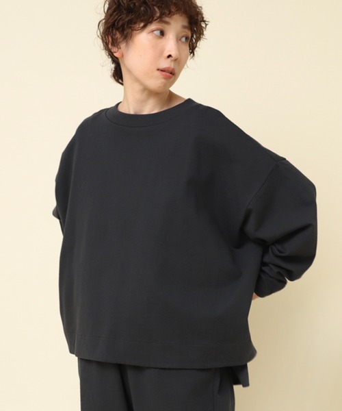 RNA-N(アールエヌエーエヌ)の「M2291 プレーティングBIGプルオーバー(Tシャツ/カットソー・レディース・ホワイト系その他/ブラック系その他/グレイッシュブルー・MEDIUM)」の15枚目の写真