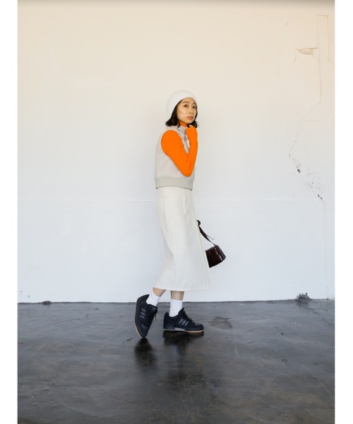 Katrin TOKYO(カトリーントーキョー)の「compact jersey vest(ベスト・レディース・アイボリー/ネイビー・FREE/XS)」の11枚目の写真