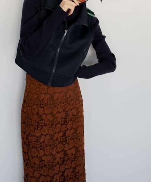Katrin TOKYO(カトリーントーキョー)の「compact jersey vest(ベスト・レディース・アイボリー/ネイビー・FREE/XS)」の18枚目の写真