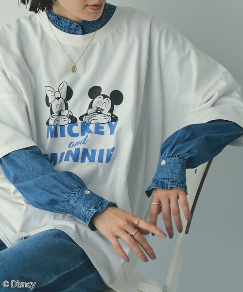 Disney(ディズニー)の「coen限定/Disney(ディズニー)アソートプリントビッグTシャツ(Tシャツ/カットソー・レディース・その他3/グレー/その他2/その他1/オフホワイト/その他4・L/M)」の8枚目の写真
