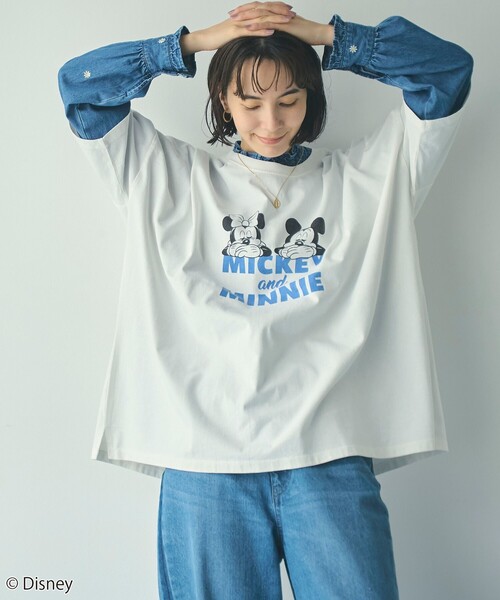 Disney(ディズニー)の「coen限定/Disney(ディズニー)アソートプリントビッグTシャツ(Tシャツ/カットソー・レディース・その他3/グレー/その他2/その他1/オフホワイト/その他4・L/M)」の9枚目の写真