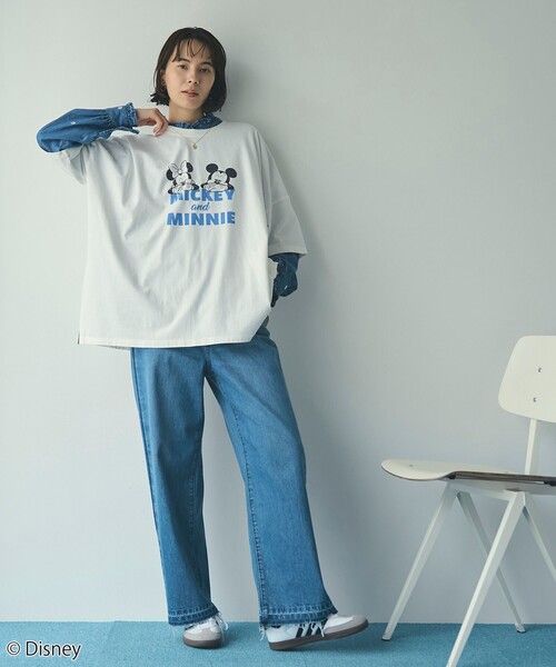 Disney(ディズニー)の「coen限定/Disney(ディズニー)アソートプリントビッグTシャツ(Tシャツ/カットソー・レディース・その他3/グレー/その他2/その他1/オフホワイト/その他4・L/M)」の13枚目の写真