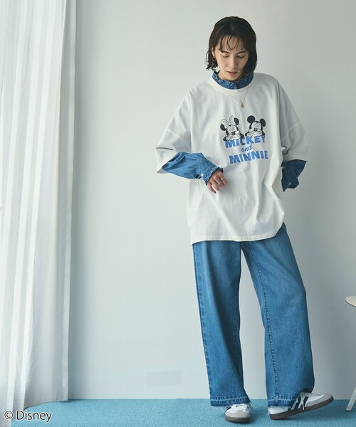 Disney(ディズニー)の「coen限定/Disney(ディズニー)アソートプリントビッグTシャツ(Tシャツ/カットソー・レディース・その他3/グレー/その他2/その他1/オフホワイト/その他4・L/M)」の14枚目の写真