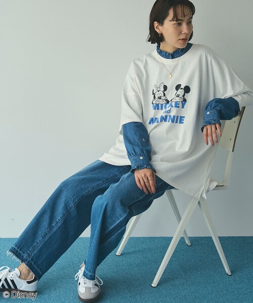 Disney(ディズニー)の「coen限定/Disney(ディズニー)アソートプリントビッグTシャツ(Tシャツ/カットソー・レディース・その他3/グレー/その他2/その他1/オフホワイト/その他4・L/M)」の15枚目の写真