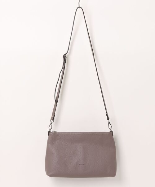 RIPANI(リパーニ)の「【RIPANI】チェーンハンドルレザーバッグ(Q46357)(ハンドバッグ・レディース・ブラック/パープル/グレー・ALL)」の2枚目の写真