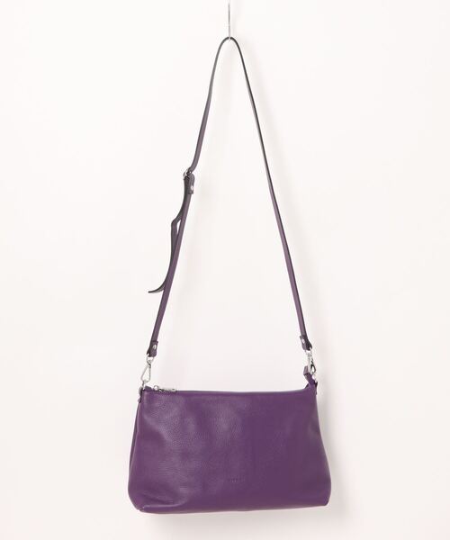 RIPANI（リパーニ）の「【RIPANI】チェーンハンドルレザーバッグ(Q46357)（ハンドバッグ・レディース・ブラック/パープル・ALL）」の11枚目の写真