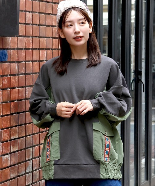 カーゴポケットドルマンプルオーバー（スウェット）｜チチカカ（チチカカ）