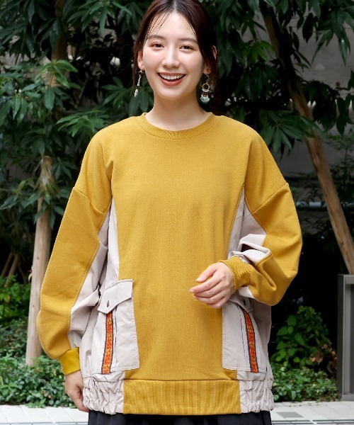 カーゴポケットドルマンプルオーバー（スウェット）｜チチカカ（チチカカ）