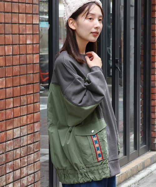 カーゴポケットドルマンプルオーバー（スウェット）｜チチカカ（チチカカ）