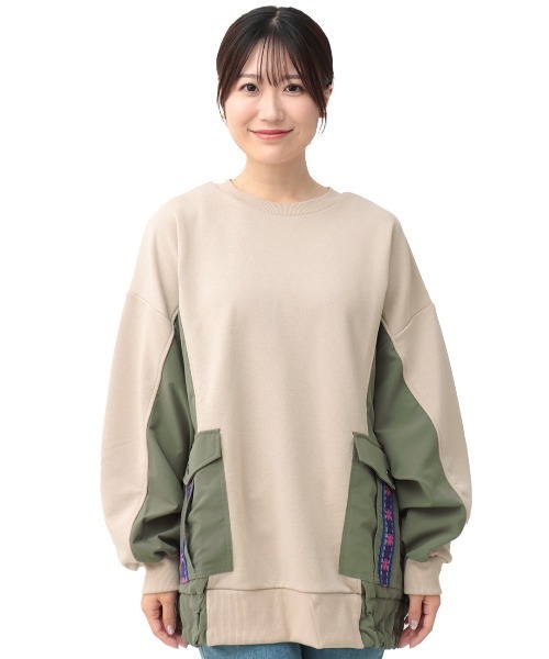 カーゴポケットドルマンプルオーバー（スウェット）｜チチカカ（チチカカ）