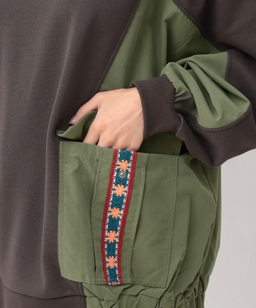 カーゴポケットドルマンプルオーバー（スウェット）｜チチカカ（チチカカ）