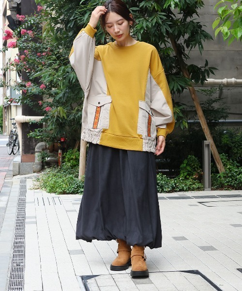 カーゴポケットドルマンプルオーバー（スウェット）｜チチカカ（チチカカ）