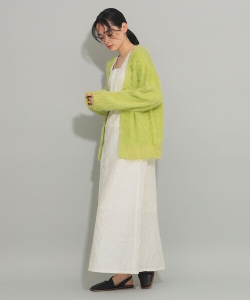 Ray BEAMS（レイビームス）の「カットアウト ビスチェ ワンピース（ワンピース・レディース・ホワイト系その他6/ブラック・0/1）」の4枚目の写真