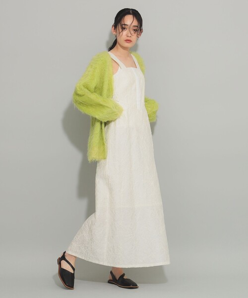 Ray BEAMS（レイビームス）の「カットアウト ビスチェ ワンピース（ワンピース・レディース・ホワイト系その他6/ブラック・0/1）」の6枚目の写真