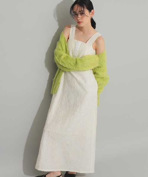 Ray BEAMS（レイビームス）の「カットアウト ビスチェ ワンピース（ワンピース・レディース・ホワイト系その他6/ブラック・0/1）」の9枚目の写真