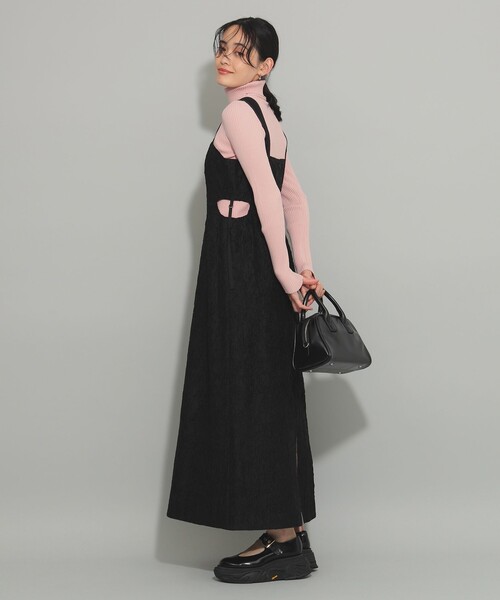 Ray BEAMS（レイビームス）の「カットアウト ビスチェ ワンピース（ワンピース・レディース・ホワイト系その他6/ブラック・0/1）」の15枚目の写真