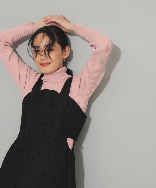 Ray BEAMS（レイビームス）の「カットアウト ビスチェ ワンピース（ワンピース・レディース・ホワイト系その他6/ブラック・0/1）」の18枚目の写真