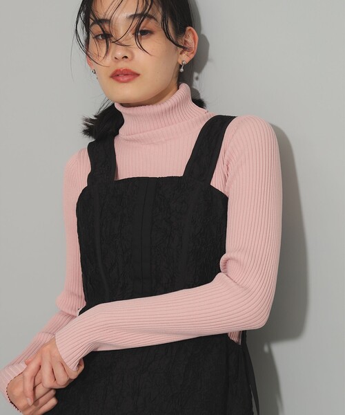 Ray BEAMS（レイビームス）の「カットアウト ビスチェ ワンピース（ワンピース・レディース・ホワイト系その他6/ブラック・0/1）」の20枚目の写真