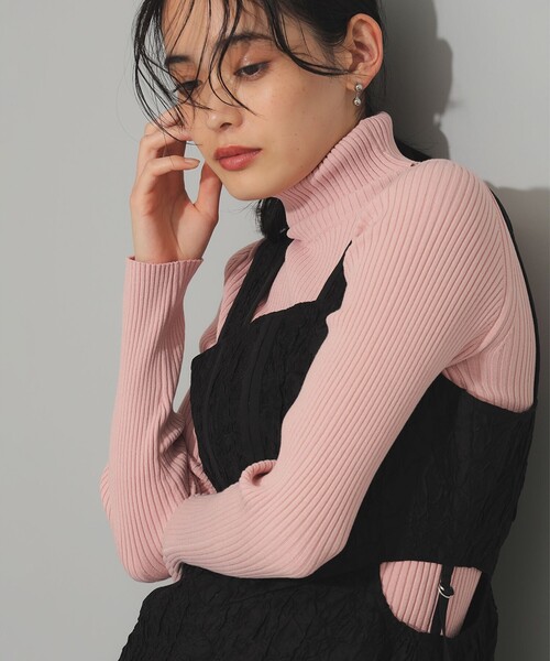 Ray BEAMS（レイビームス）の「カットアウト ビスチェ ワンピース（ワンピース・レディース・ホワイト系その他6/ブラック・0/1）」の21枚目の写真