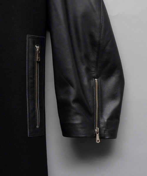 UNISEX》Sheep Leather Prime-Over Ulster Coat/シープレザープライム