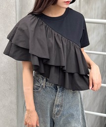 【WEB限定】フリルアシメTシャツ