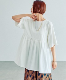 LEPSIM | 切り替えギャザーチュニック　132287(Tシャツ/カットソー)