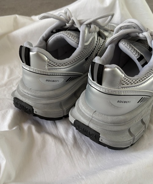 Teem Store（チームストア）の「厚底 ボリュームソール ダッドスニーカー（スニーカー・レディース・ホワイト/シルバー・38/36/40）」の21枚目の写真
