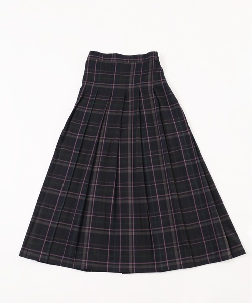 セール】先染めチェックロングスカート（スカート）｜WC（ダブル シー  