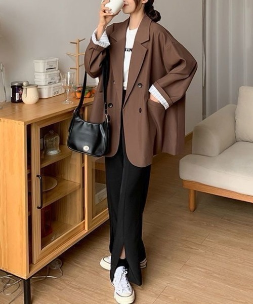 セール】《ダブルテーラー×オーバーサイズ》レディース テーラード