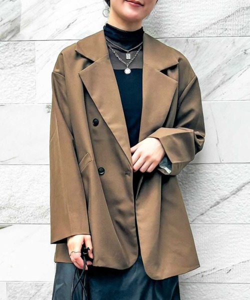 セール】《ダブルテーラー×オーバーサイズ》レディース テーラード