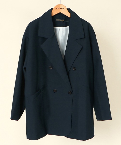 ダイ⭐︎新品未使用タグなし⭐︎ペアスロープ　リネンジャケット　春夏 セール】《ダブルテーラー×オーバーサイズ》レディース