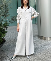 NAVE（ネイヴ）の「スパンポリエステル ジャンプスーツ（つなぎ/オールインワン）」