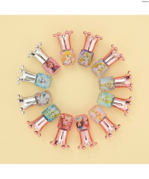 プリンセス・プリンセス シングル3セット ディズニープリンセス】はがせるマニキュア3本セット（その他雑貨