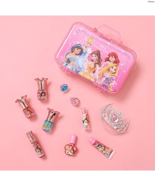 ディズニープリンセス】はがせるマニキュア3本セット（その他雑貨