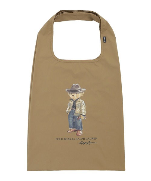 POLO RALPH LAUREN（ポロ ラルフ ローレン）の「ショルダーレインバッグ "POLO BEAR" ポロベア（ショルダーバッグ・レディース・グリーン/キャメル/ブルー系その他2/ネイビー・FREE）」の4枚目の写真