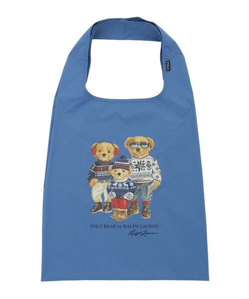 POLO RALPH LAUREN（ポロ ラルフ ローレン）の「ショルダーレインバッグ "POLO BEAR" ポロベア（ショルダーバッグ・レディース・グリーン/キャメル/ブルー系その他2/ネイビー・FREE）」の3枚目の写真