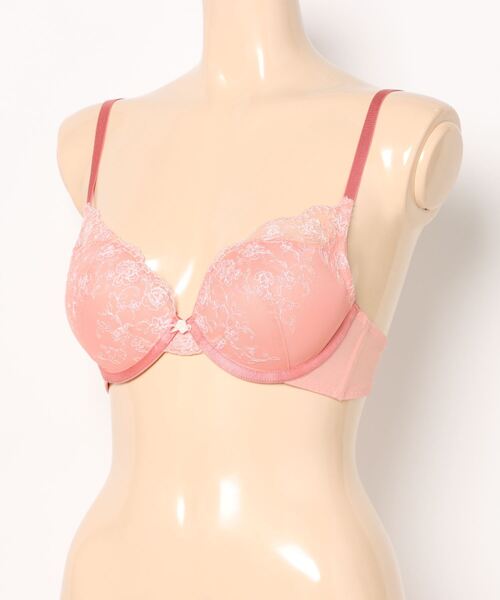 AMOSTYLE BY Triumph(アモスタイルバイトリンプ)の「アモスタイル ホープブラ ライト ローズアート【B,C,Dカップ】 AMST1484 WHU JX(ブラジャー・レディース・ベージュ/ブルー/ピンク・B65/B70/B75/C65/C70/C75/D65/D70/D75)」の8枚目の写真