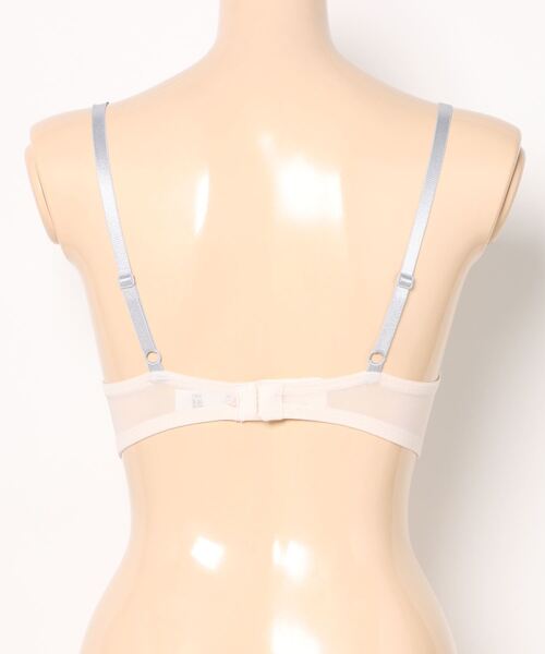 AMOSTYLE BY Triumph(アモスタイルバイトリンプ)の「アモスタイル ホープブラ ライト ローズアート【B,C,Dカップ】 AMST1484 WHU JX(ブラジャー・レディース・ベージュ/ブルー/ピンク・B65/B70/B75/C65/C70/C75/D65/D70/D75)」の4枚目の写真