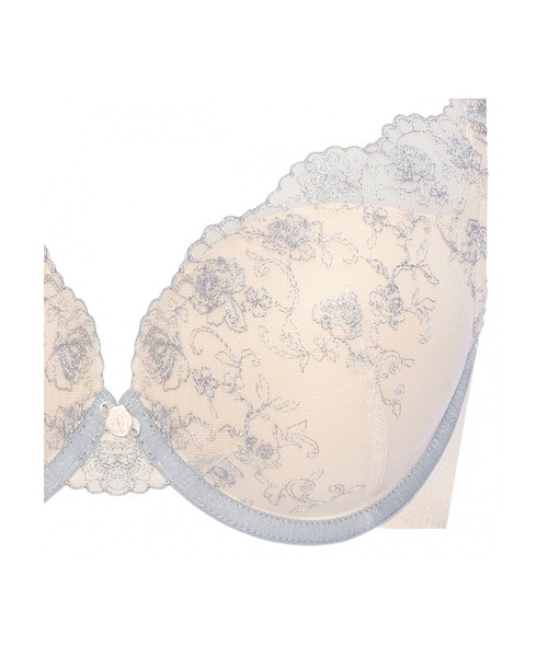 AMOSTYLE BY Triumph(アモスタイルバイトリンプ)の「アモスタイル ホープブラ ライト ローズアート【B,C,Dカップ】 AMST1484 WHU JX(ブラジャー・レディース・ベージュ/ブルー/ピンク・B65/B70/B75/C65/C70/C75/D65/D70/D75)」の20枚目の写真