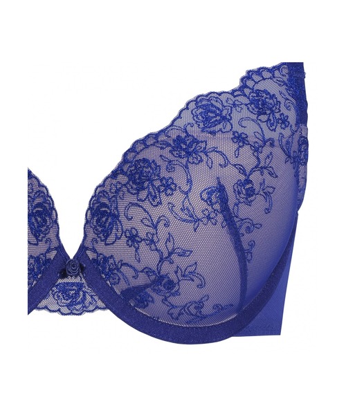 AMOSTYLE BY Triumph(アモスタイルバイトリンプ)の「アモスタイル ホープブラ ライト ローズアート【B,C,Dカップ】 AMST1484 WHU JX(ブラジャー・レディース・ベージュ/ブルー/ピンク・B65/B70/B75/C65/C70/C75/D65/D70/D75)」の11枚目の写真