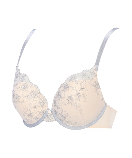 AMOSTYLE BY Triumph(アモスタイルバイトリンプ)の「アモスタイル ホープブラ ライト ローズアート【B,C,Dカップ】 AMST1484 WHU JX(ブラジャー・レディース・ベージュ/ブルー/ピンク・B65/B70/B75/C65/C70/C75/D65/D70/D75)」の13枚目の写真