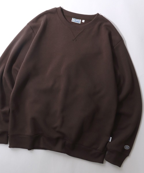 セール】DISCUS/ディスカス 別注 オーバーサイズ 裏起毛 ロゴワッペン