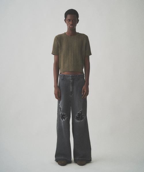 Juha(ユハ)の「BABY KNIT(ニット/セーター・メンズ・オリーブ/ネイビー/ブラック・4/3)」の15枚目の写真