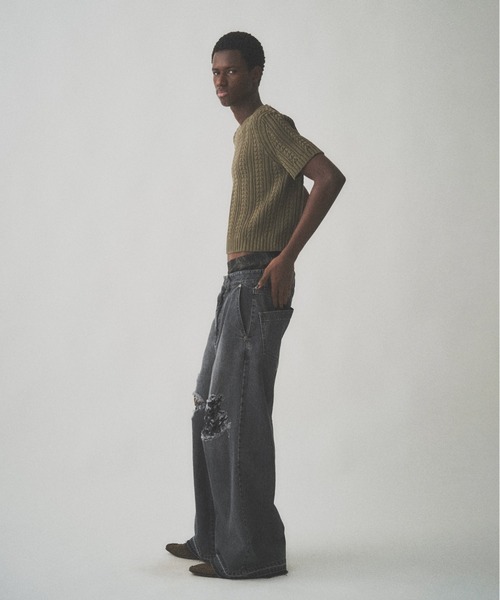 Juha(ユハ)の「BABY KNIT(ニット/セーター・メンズ・オリーブ/ネイビー/ブラック・4/3)」の16枚目の写真