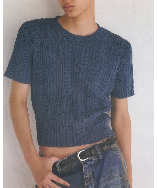 Juha(ユハ)の「BABY KNIT(ニット/セーター・メンズ・オリーブ/ネイビー/ブラック・4/3)」の8枚目の写真