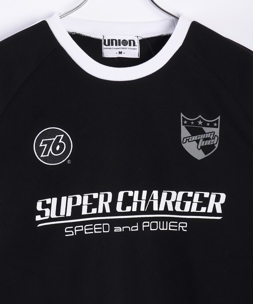 セール】76 ユニフォームデザイン 裏起毛 ラグラントレーナー