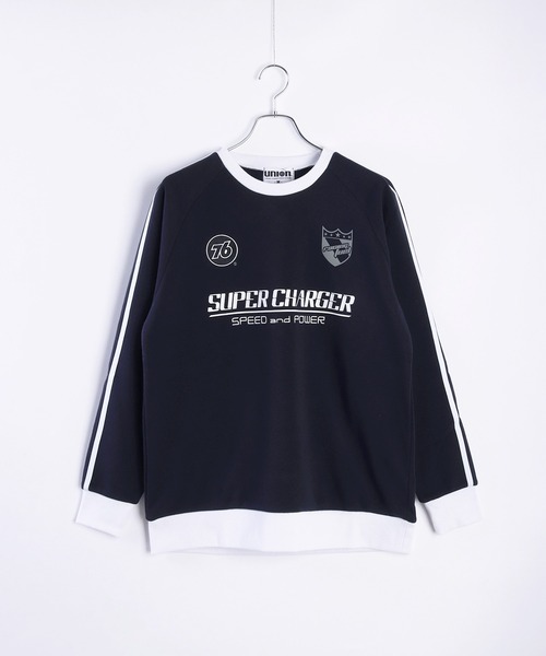 セール】76 ユニフォームデザイン 裏起毛 ラグラントレーナー