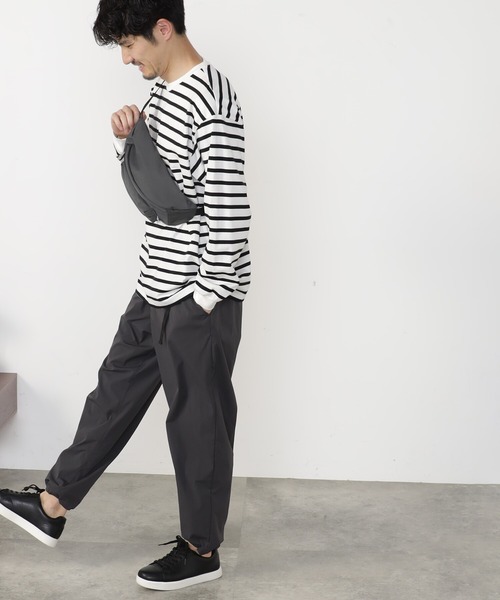 FOUND GOOD（ファウンドグッド）の「リラックスクルーネックT（Tシャツ/カットソー・メンズ・グレー系1/ホワイト系2/ブラウン系/ブラック/ホワイト系1/グレー系・M/L/S/XL）」の20枚目の写真