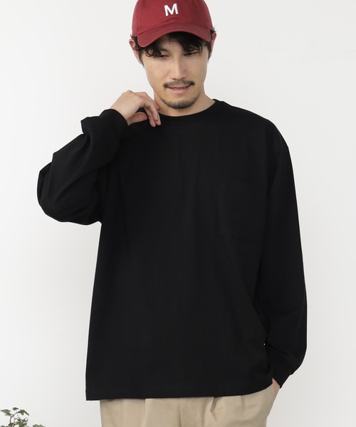 FOUND GOOD（ファウンドグッド）の「リラックスクルーネックT（Tシャツ/カットソー・メンズ・グレー系1/ホワイト系2/ブラウン系/ブラック/ホワイト系1/グレー系・M/L/S/XL）」の21枚目の写真